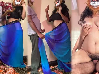 My Step Sister Changing Saree in My Room I Fucked Her by Tempting by Showing My Hard Dick
