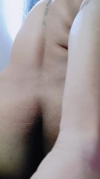 Vaginal Fucking with a Dark-skinned Dildo