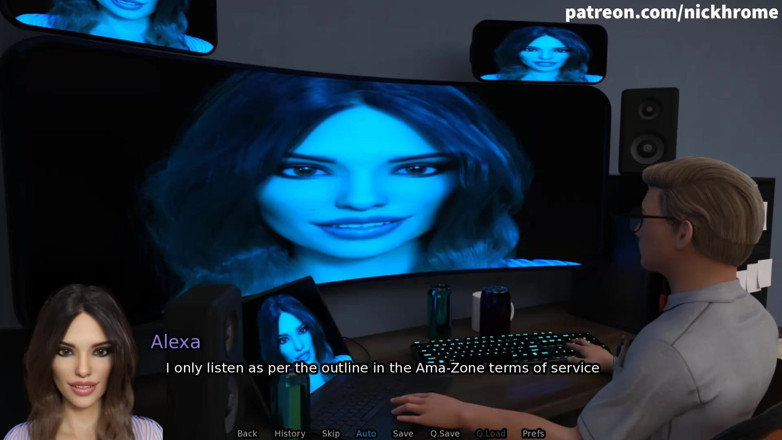 Visual Novels: SexBot 45 - ей действительно нравится