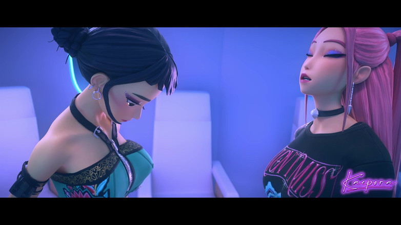 Kaepora NSFW: Huntrix trò chơi trong máy bay