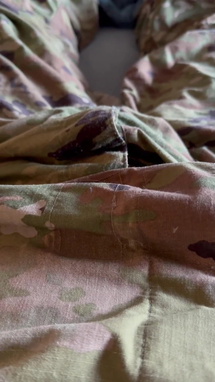 Gay Soldier Stuff: Shooting a Creamy Load While Wearing a Colorful Jock!
