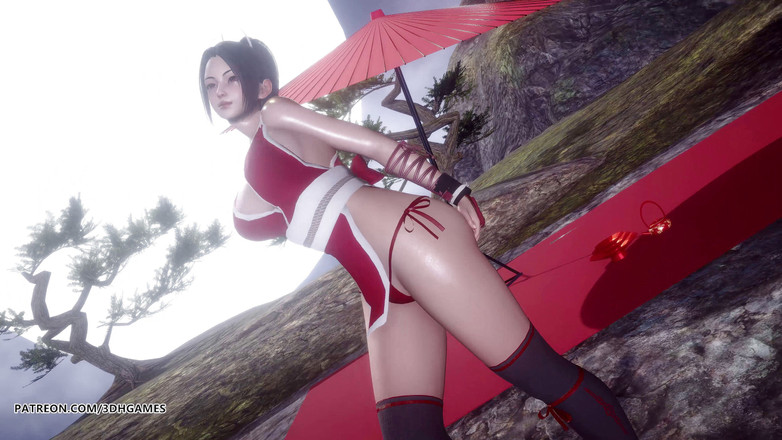 3D-Hentai Games: [MMD] Eau froide, Mai Shiranui, strip-tease sexy 4K 60FPS DOA
