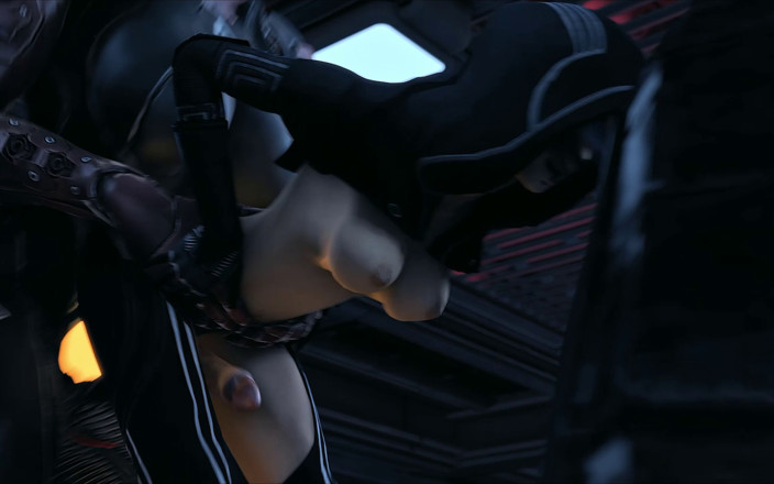 Futanari 3D: Ava - Futa Spaceship Commander Fuck &amp; Creampie 3D Porn