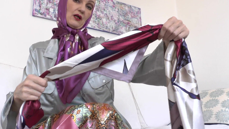 Lady Victoria Valente: Stieftantes neue satin tuch machen dich an! Lady Victoria Valente