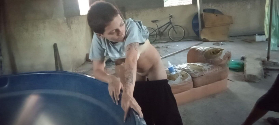LeoOgro: Fucking the Ass of the Shoe on the Terrace 100% Anal