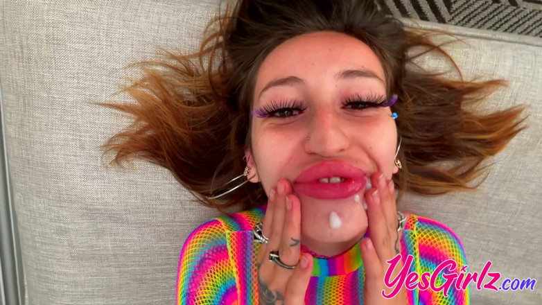 YesGirlz: Tattooed babe Anna Chambers fucks hardcore