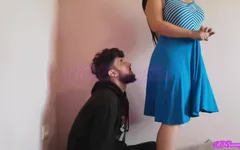 Eteğimin altında kafasıyla osuruk