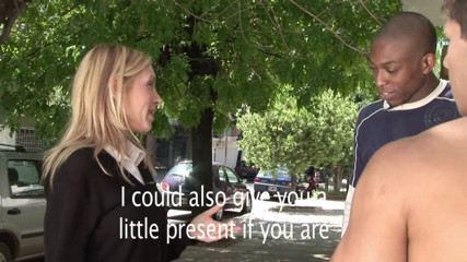 Lucky Perverts: Una scopata a tre per la bellezza bionda spagnola, 2 cazzo...