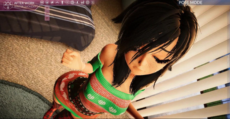 Cumming Gaming: Dairemiz [Xmas Hentai porno oyunu], bölüm 2. Noel için noel baba elbisesi...