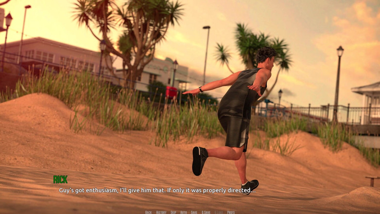 3D Cartoon Porn: Dominos plajı 9: John'un cüretkar dalga kralları kurtarma