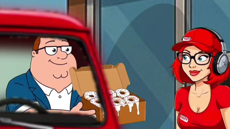 Octopussy Lovers Club: โดนัทครีมเซอร์ไพรส์ การ์ตูนเฮนไท