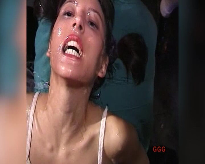 GGG John Thompson OLD STYLE: Bukkake Sluts Get Their Faces Completely Covered in Cum