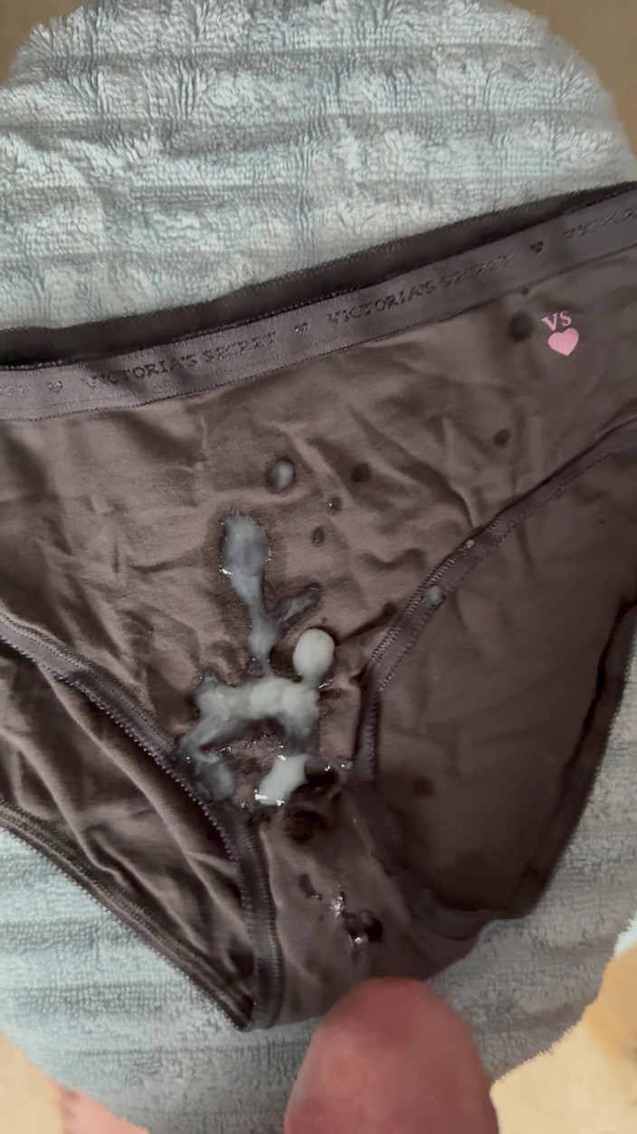 CumDaily: Cum on Wife’s Panties 20