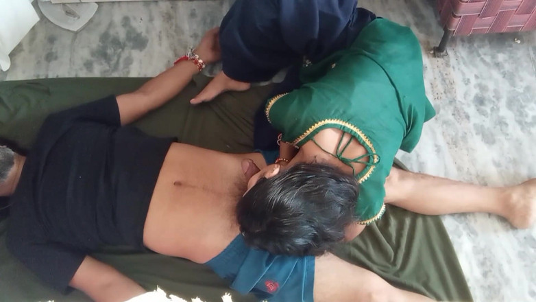 Desi stepfamily: India caliente romántica 18+ hijastra chupando padrastro