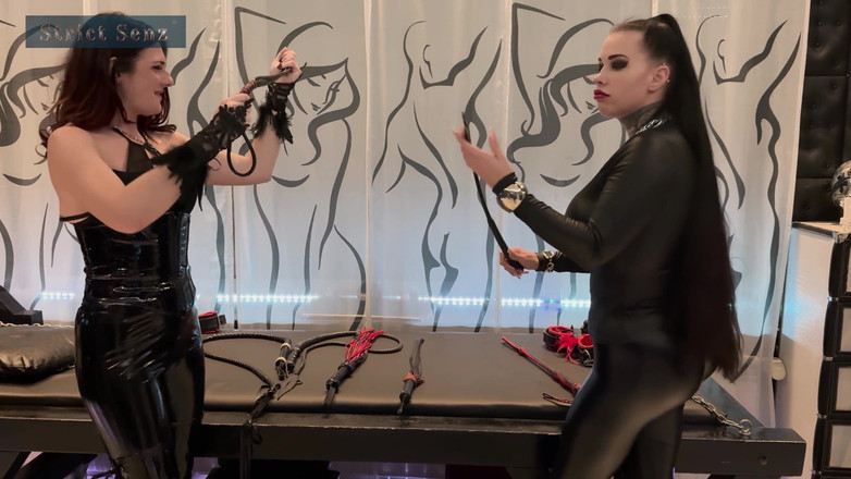 Strict Senz: Lady Zara Miss Alessa Milano Whipping Humiliation Punishment at the...