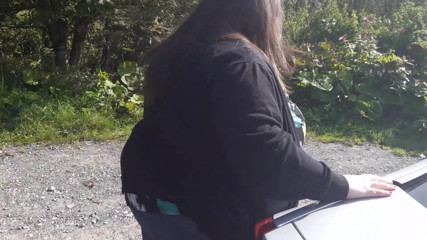 SSBBWLadyBrads: BBW SSBBW struggles to fit in car + bloopers