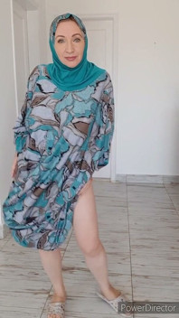 Hot Busty MILF in Oriental Outfit: Cosplay Striptease with Fant in the End