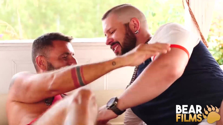 Bear Films: BEARFILMS - Hairy Adam Jones fucks Stepdaddy Ale Tedesco