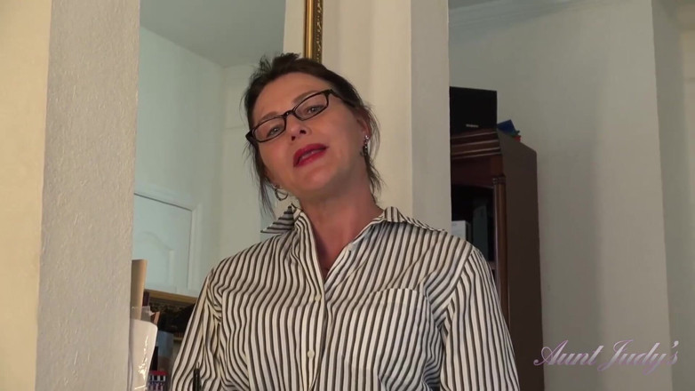 Aunt Judy's: AuntJudys - Busty mature hairy amateur Joana is your new secretary