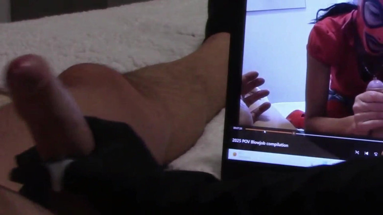 LauraOnHeels: Kompilace ruční práce z pohledu MILF s výstřikem