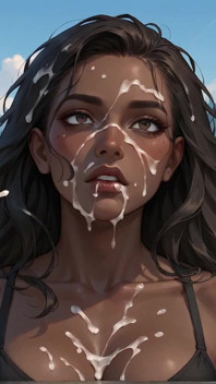 Ebony Queen's Mountain Beach Blowjob - Fantastic XXX!