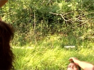Out Sexxx: Real couple with friend make great sex in the park...