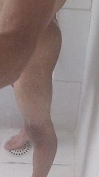 Male in the Shower