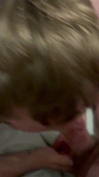 A Shot a Load in His Mouth