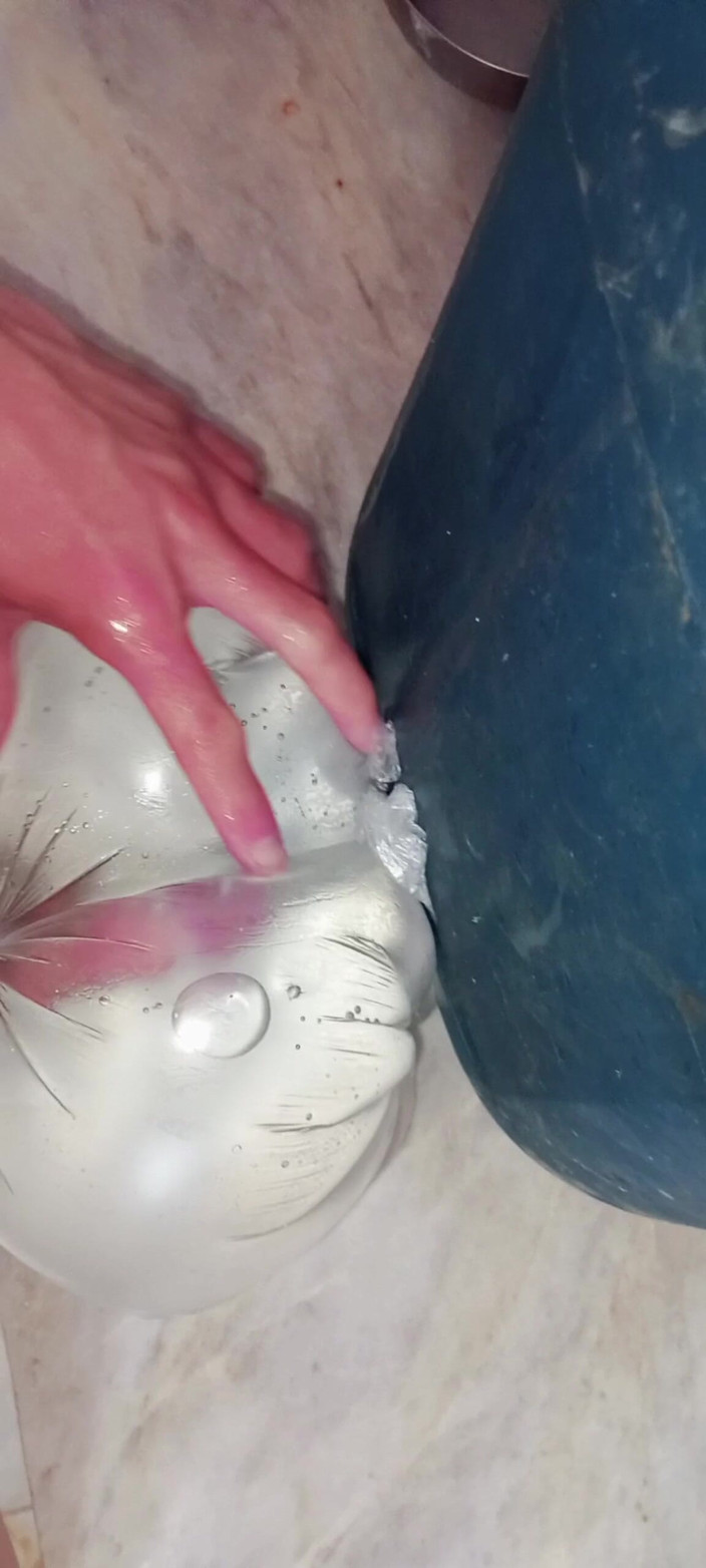 SHAYAN DENIZ: Збуджена анальна мастурбація наодинці у ванній - справжня іграшкова гра