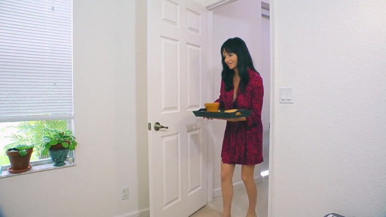 Angie Noir: Did he miss Stepmother or my blowjobs with Angie Noir
