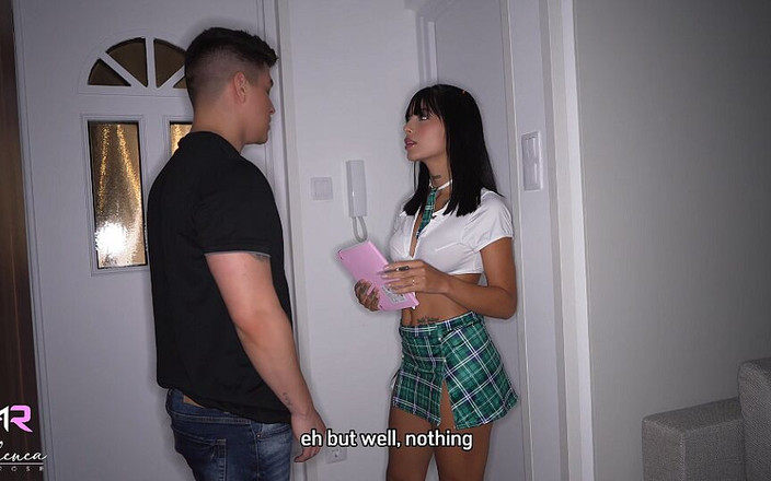 Athenea Rose: Seksowna studentka uwodzi swojego nauczyciela angielskiego, aby ją hodować - Athenea...