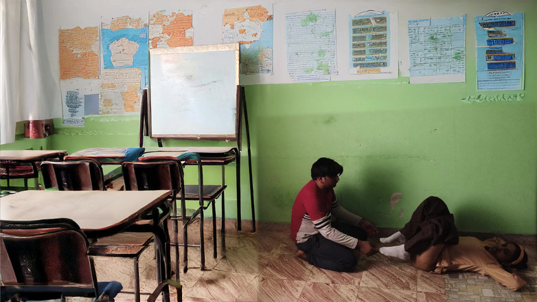 Bobbypranav: Desi Village College Couples Fucking in Classroom