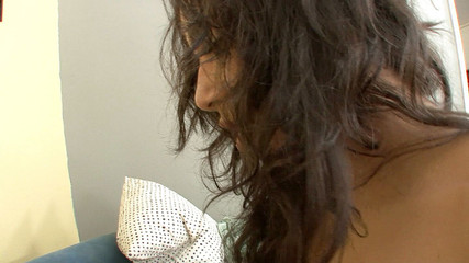 Time To Jerk Off: Petite teen brunette loves feeling a fat cock