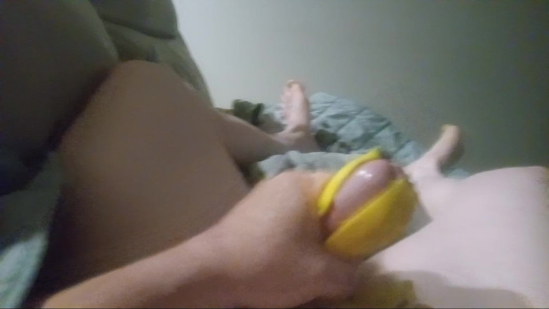 Texas_red: Banane mit sperma geteilt