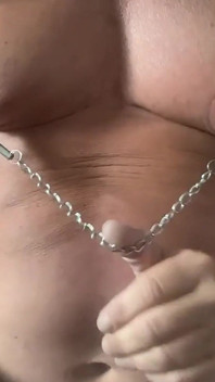 Playing with My Pumped Nipples