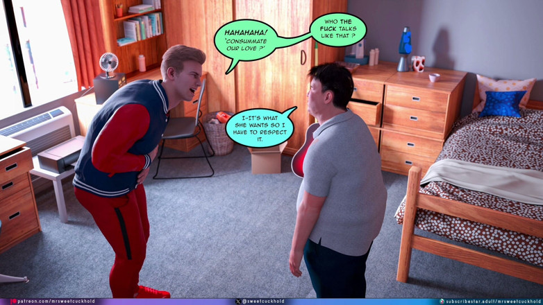 Captain Erogaming comics: मेरे प्रेमी से बहुत बड़ा - कॉलेज के दिन - भाग 1