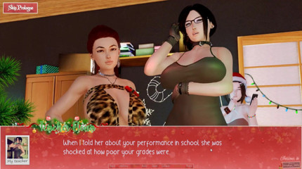 Cumming Gaming: Unlimited Christmas [xmas hentai porn play] ep.2 Christmas trip with sexy...