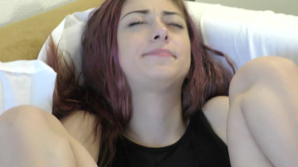 Real Amateur Sluts: Nikole's first dildo masturbation.