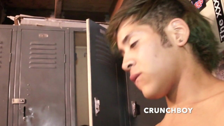 Crunch Boy: Sesión porno de preñada con sexy twink follando nd preñada