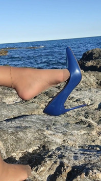 Pantimedias en la playa