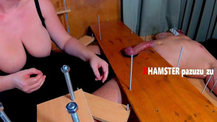 Pazuzu_zu: Femdom CBT ręczna robota + zrujnowany orgazm + 10 minut po orgazmie udręka +...