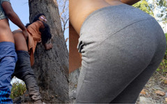 Horny_Bong: Indická dívka ošukaná v hlubokém lese - Indian Desi Porno venku