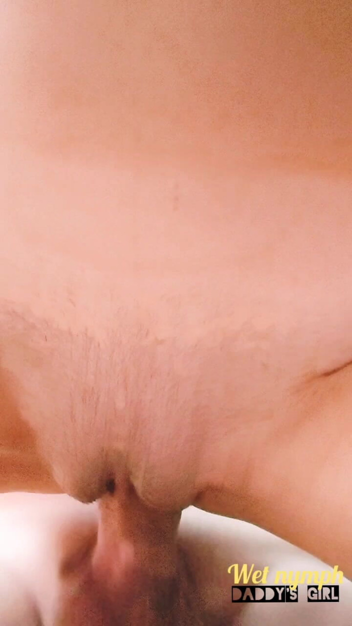 Wet Nymph: Stepdaddy's Fat Cock Fucks Tight Pussy Stepdaughter to Orgasm