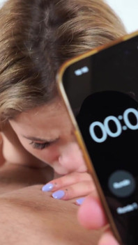 Deep Throat Challenge for Blond Teen Girl