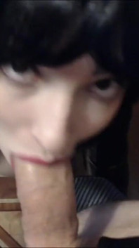 Grober halsfick mit gesichtsbesamung
