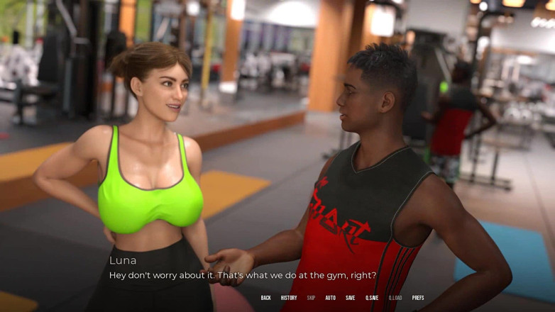 Dirty GamesXxX: 보안: 체육관에서 코치와 함께 몸을 뻗고 있는 유부녀 - 에피소드 13