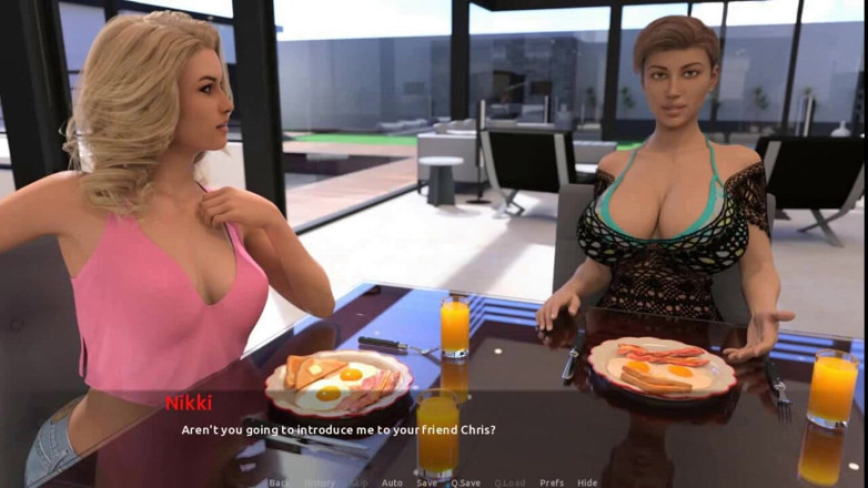Dirty GamesXxX: La visita: una chica rubia está haciendo un trabajo de...