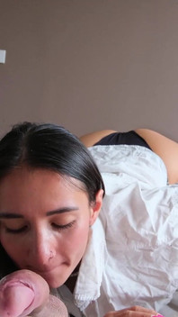 Beauty and Gentle Morning Blowjob - Best Start of the Day