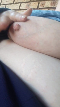 Playing Outside with My Huge Titties