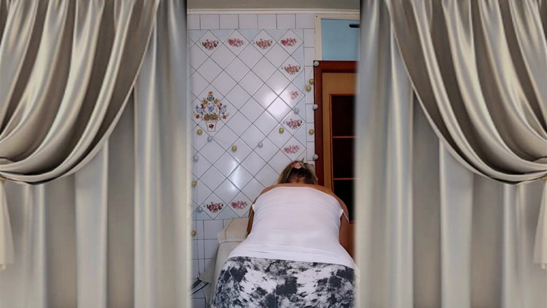 Lukerya: Hot Housewife Lukerya Flirts in Home Clothes and Entices with...